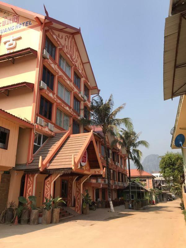 Pangu Hotel - 盘古酒店 Vang Vieng Zewnętrze zdjęcie